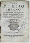 MATTHIEU, PIERRE. Vida de Elio Seyano. 1621